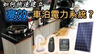 [汽車露營]建立高效車泊電力系統的基本概念