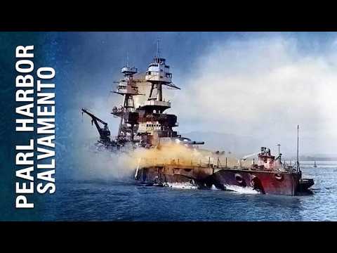 O incrível resgate de 5 navios de guerra em Pearl Harbor: operação de US$ 20 milhões