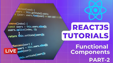 ReactJS Tutorial for Beginners | How To Create Functional Components | ReactJs tutorial #2
