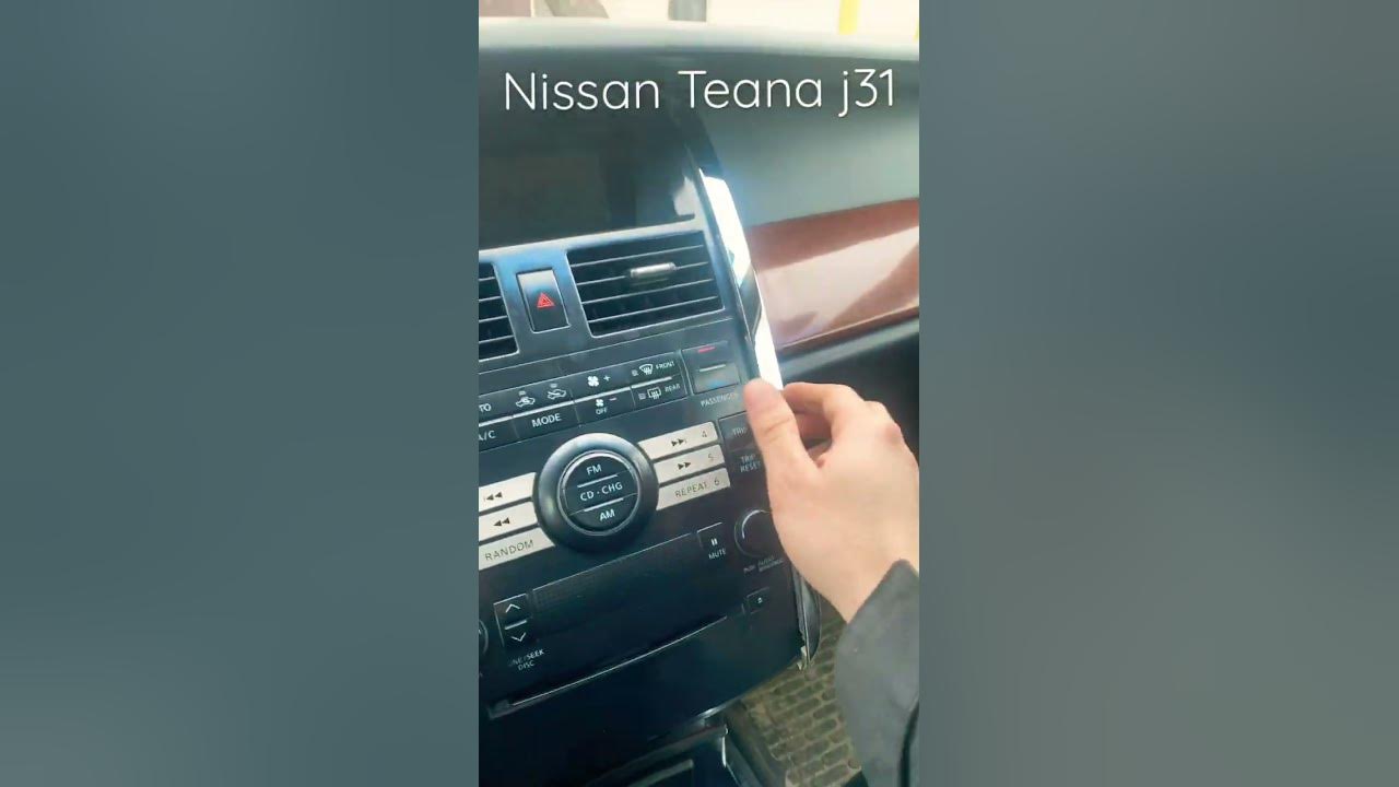 Замена штатной музыки на сенсорную панель на базе android - Nissan Teana (J31), 