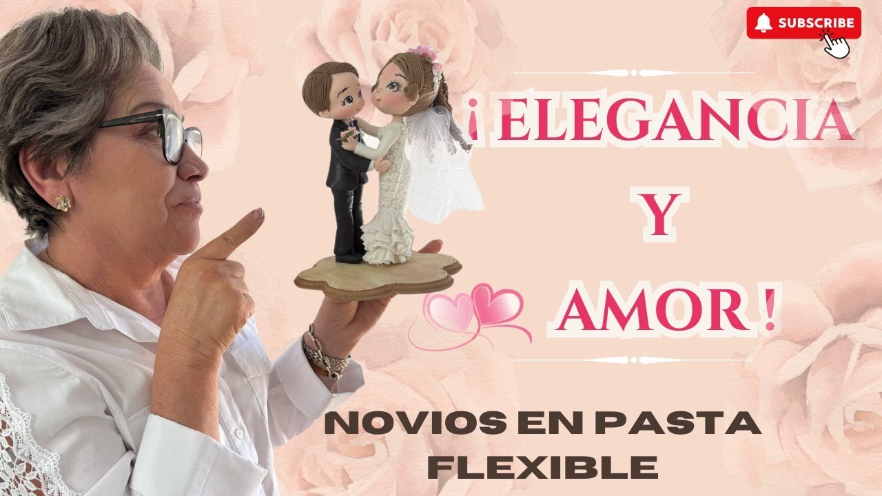 ✨ Figuras de NOVIOS en PASTA FLEXIBLE: ¡INSPÍRATE y CREA la Tuya!