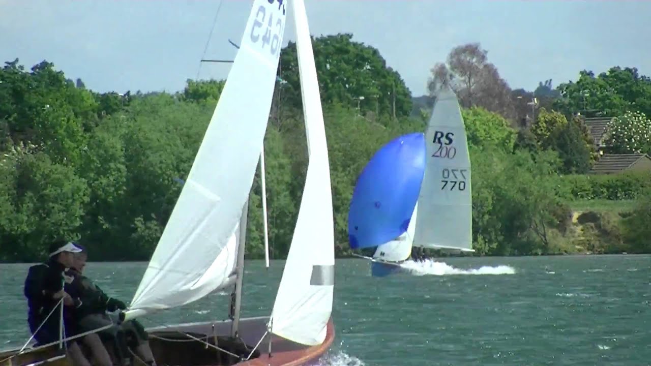 RS200 Dinghy Planing 2030 Kts, Hykeham Sailing Club YouTube
