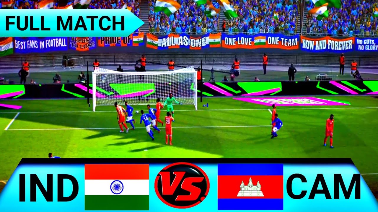 INDIA vs CAMBODIA | 26 Feb 2026 - International Football Match | eFootball (4K) Gameplay 