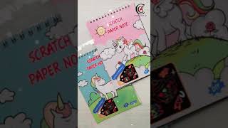 Unboxing Of Scratch Paper Note #Shorts #YouTube Shorts