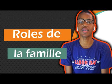 Vidéo: Quelles sont les principales fonctions de la famille ?