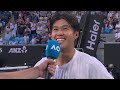 Learner Tien On-Court Interview | Australian Open 2026 Fourth Round