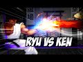 Ryu vs Ken Sprite Animation -Animated by Manny