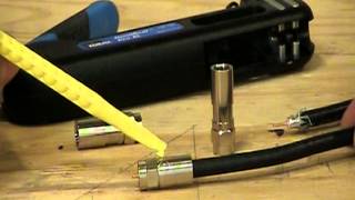 Coax Compression RG 6 Connector Termination