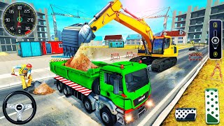 Heavy Excavator Simulator 2021 - Mega Construction Road Builder - Android GamePlay screenshot 5