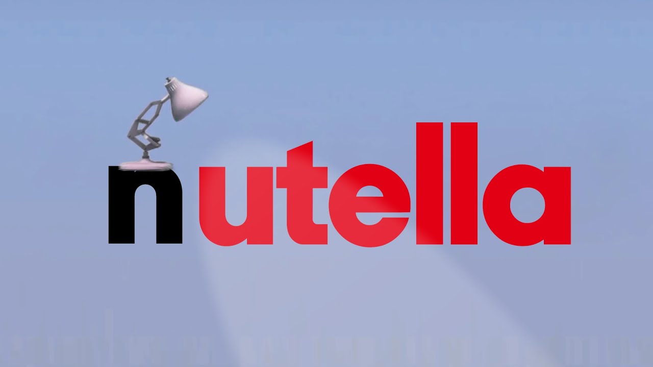 67 Nutella Logo Spoof Pixar Lamp Luxo Jr Logo Youtube