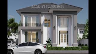 AD - 02Storey House: 11X12.5m