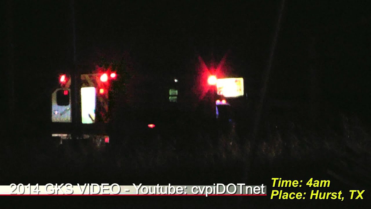 Hurst Texas Loop 820 NB at Hwy 10 - Accident knocking down overhead ...