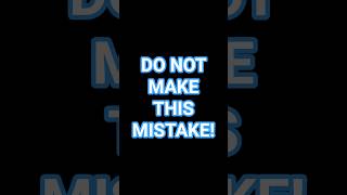 DO NOT MAKE THIS MISTAKE DURING YOUR CA JOURNEY! WATCH THIS!