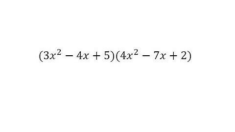 Multiplying Two Trinomials