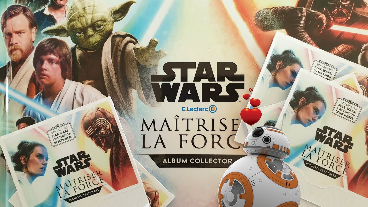 Les stickers Star Wars Leclerc Maitriser la force : voyage vers l'ascension  de Skywalker - YouTube