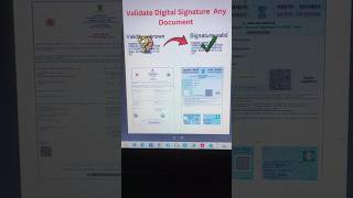 How to Verify Digital Signature in PDF | Digital Signature Verified Any Documents #digitalsignature