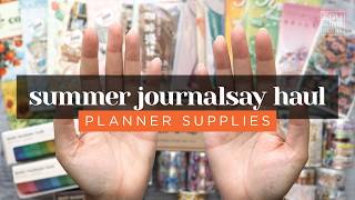 SUMMER JOURNALSAY STATIONERY HAUL! 2026 Planner Supply & Stationery Unboxing