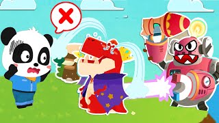 Baby Panda's Dinosaur Village #3 - Help Kiki & Rebuild the Dinosaur Island - Babybus Games screenshot 4