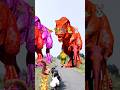 Big dinosaur chase T-rex chasingpart -1063#shorts #dinosaur#youtube#dinosaurs #superman#dinner🐯🦣🦖
