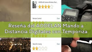 Reseña del AODELAN Mando a Distancia Digitales con Temporizador Inalámbrico para Canon 90D, EOS R, R