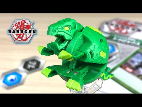 爆002 トゥロックス T-レックス型爆丸 BAKUGAN TROX - YouTube