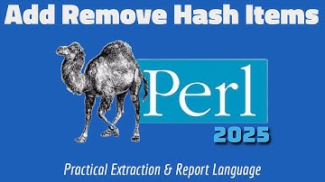 Perl Hash Tutorial 2025: Adding and Removing Items Made Easy!