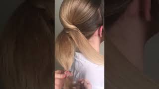 Sleek bun prom hairstyle for soft hair | Formal  easy 10 min knock red carpet hairstyle screenshot 5