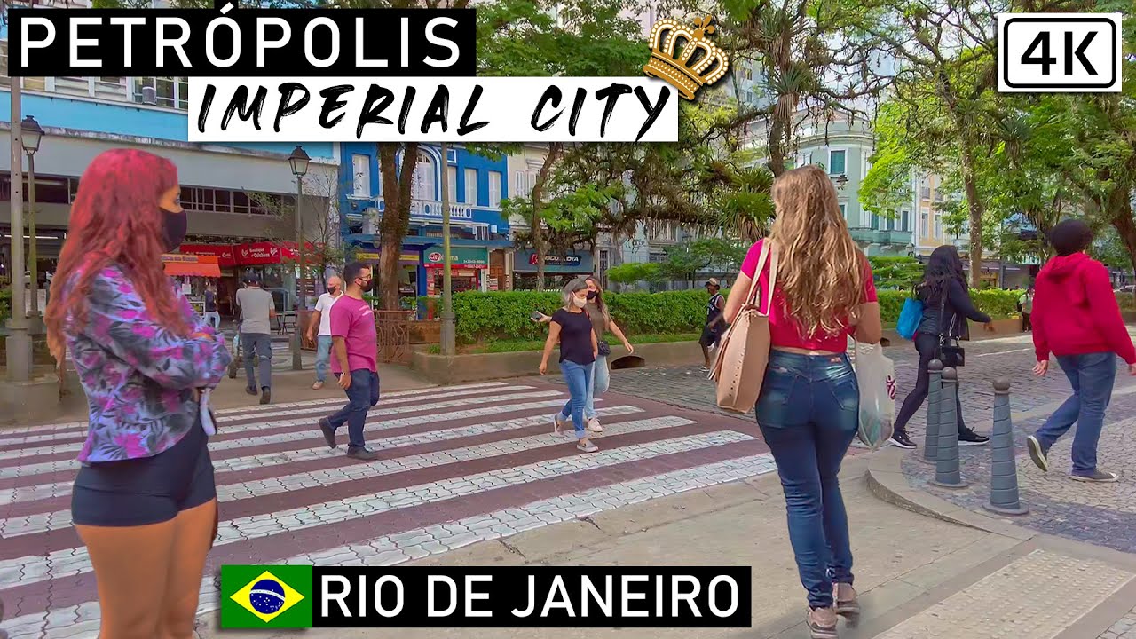 Walking in Petrópolis 🇧🇷 The Emperor's City | Rio de Janeiro, Brazil |【4K】2021