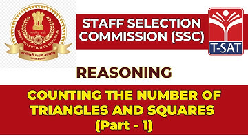REASONING - COUNTING THE NUMBER OF TRIANGLES AND SQUARES (PART-1) ||  SSC CGL CHSL || 19.05.2023