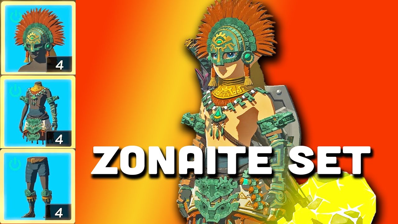 Zelda Tears of the Kingdom - Zonaite Armor Set Location Guide