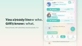 Giffit: wish lists and gift ideas for the people you love