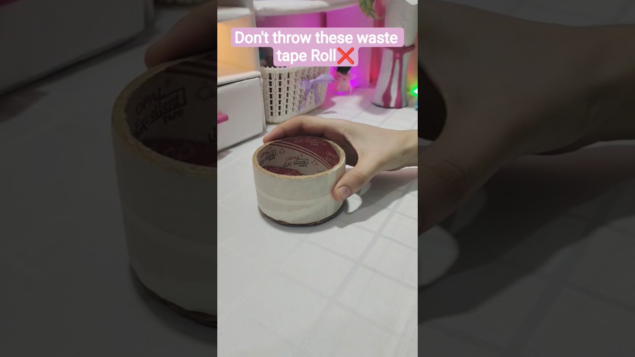 Don't throw these waste tape Roll❌