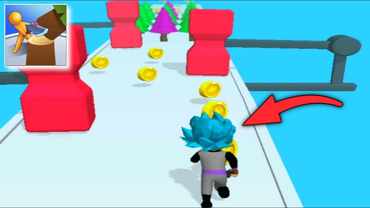 Lumber Rush - Craft World  Max Level Gameplay walkthrough Android iOS (levels 34-35)