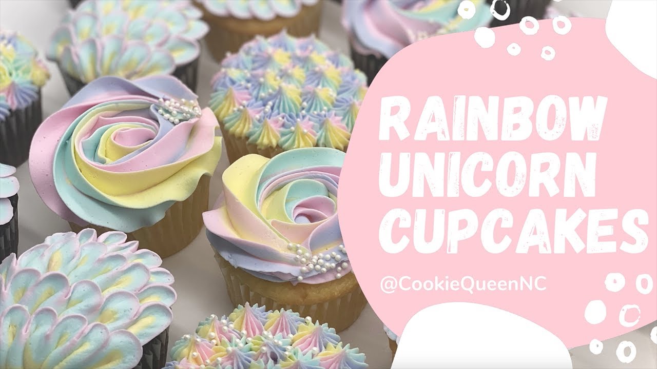 Making Unicorn Mermaid Pastel Cupcakes easy beginner DIY dessert ideas Tutorial