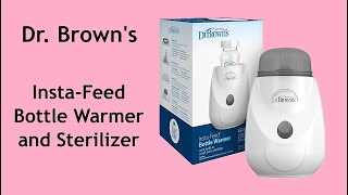 Dr. Browns Insta-Feed Bottle Warmer And Sterilizer - Review & Tutorial