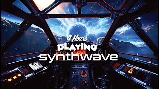 🚀 4-Hour INTERSTELLAR JOURNEY  🚀🛸 80's Synthwave radio -  Retrowave - beats to chill/game to