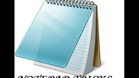 How to make a Fake Message with the help of Notepad