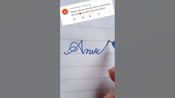 Anvita name write in cursive writing #cursive##writing#beautifulname#improve#writing#short clip