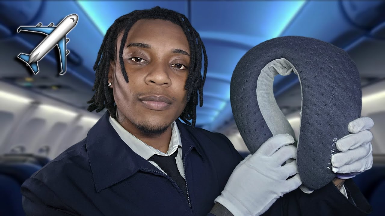 ASMR ✈️ Realistic First Class Flight Experience | Gen Z Flight Attendant (Personal Attention)