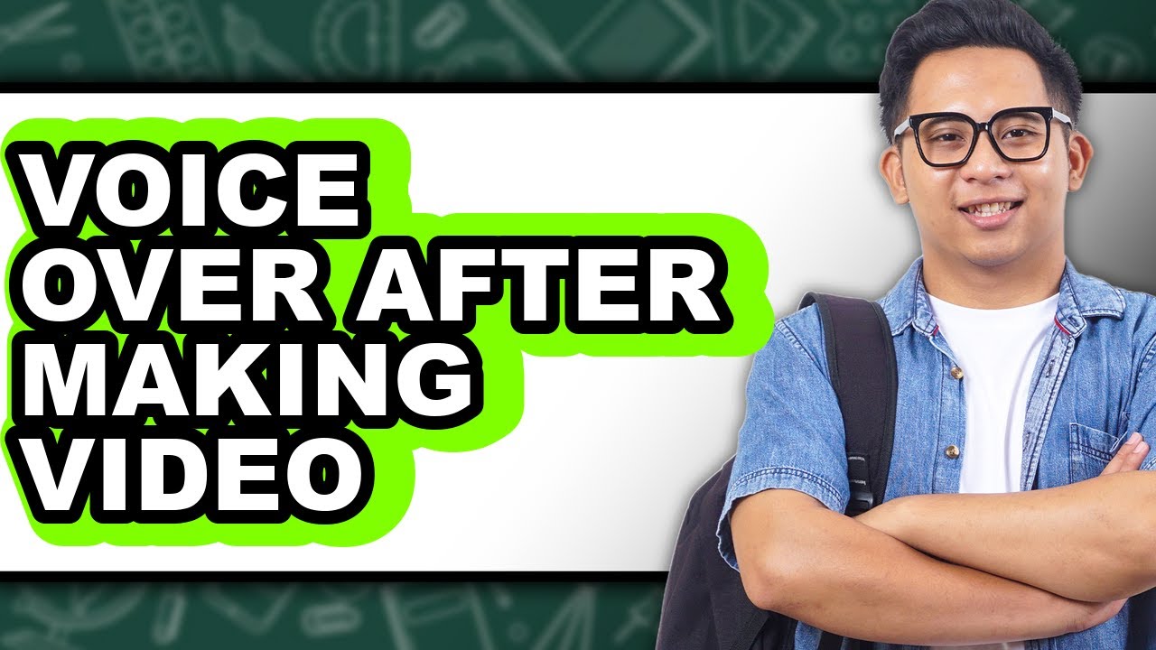 How to Voice Over After Making Video - Step by Step