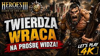 Heroes III (HotA) #17 - Mapa XL/Twierdza/poziom 160% | Gameplay PL 4K