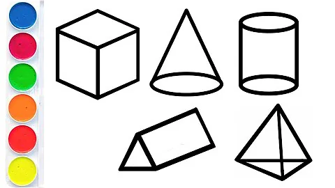 How to Draw 3D Shapes (Cube, Cylinder, Pyramid, Prism, Sphere, Cone)