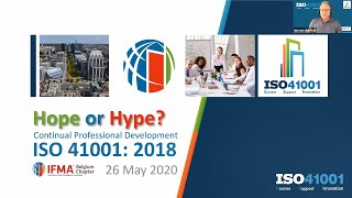 Webinar ISO 41001 - IFMA - 26/05/20