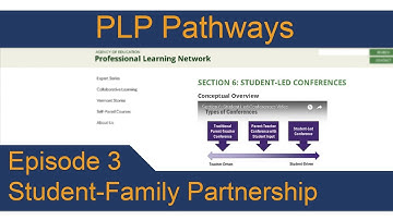 PLP Pathways #3 - Student-Family Partnership
