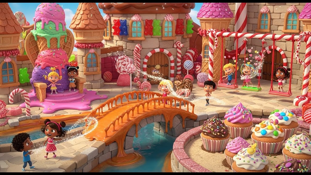 Candy Castle Colors – Learn with Sweet Adventures | Fun Color Song for Kids | Sweet Learning Rhyme