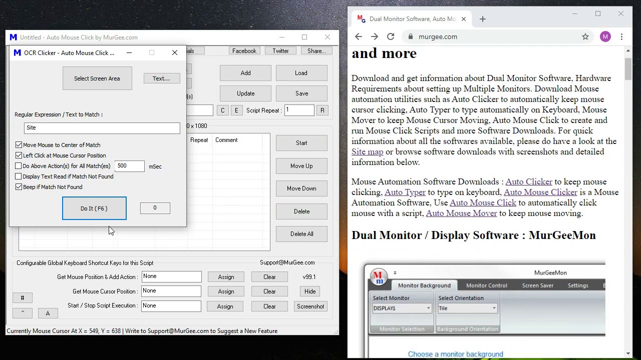 OCR Clicker to Click on Screen by Finding Text Location - YouTube