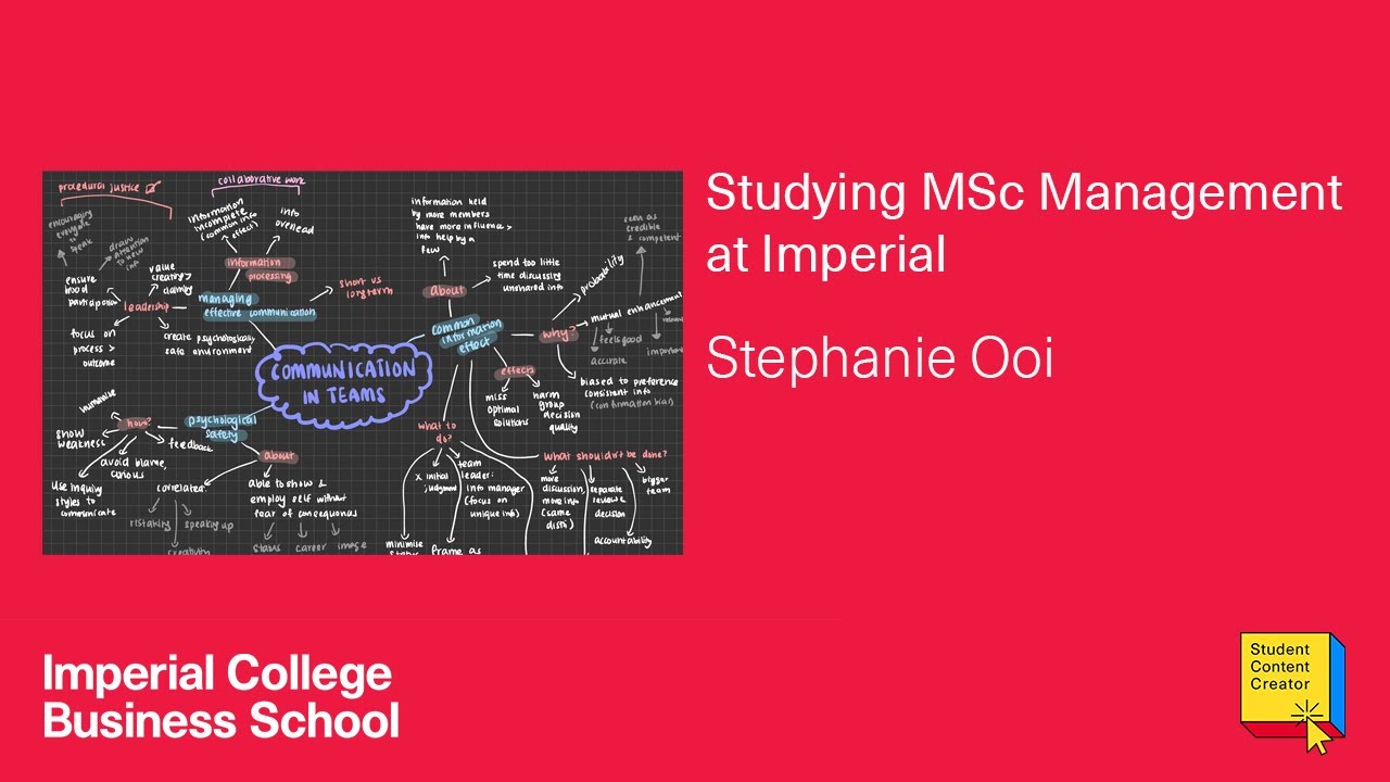 My experience studying MSc Management at Imperial College Business ...