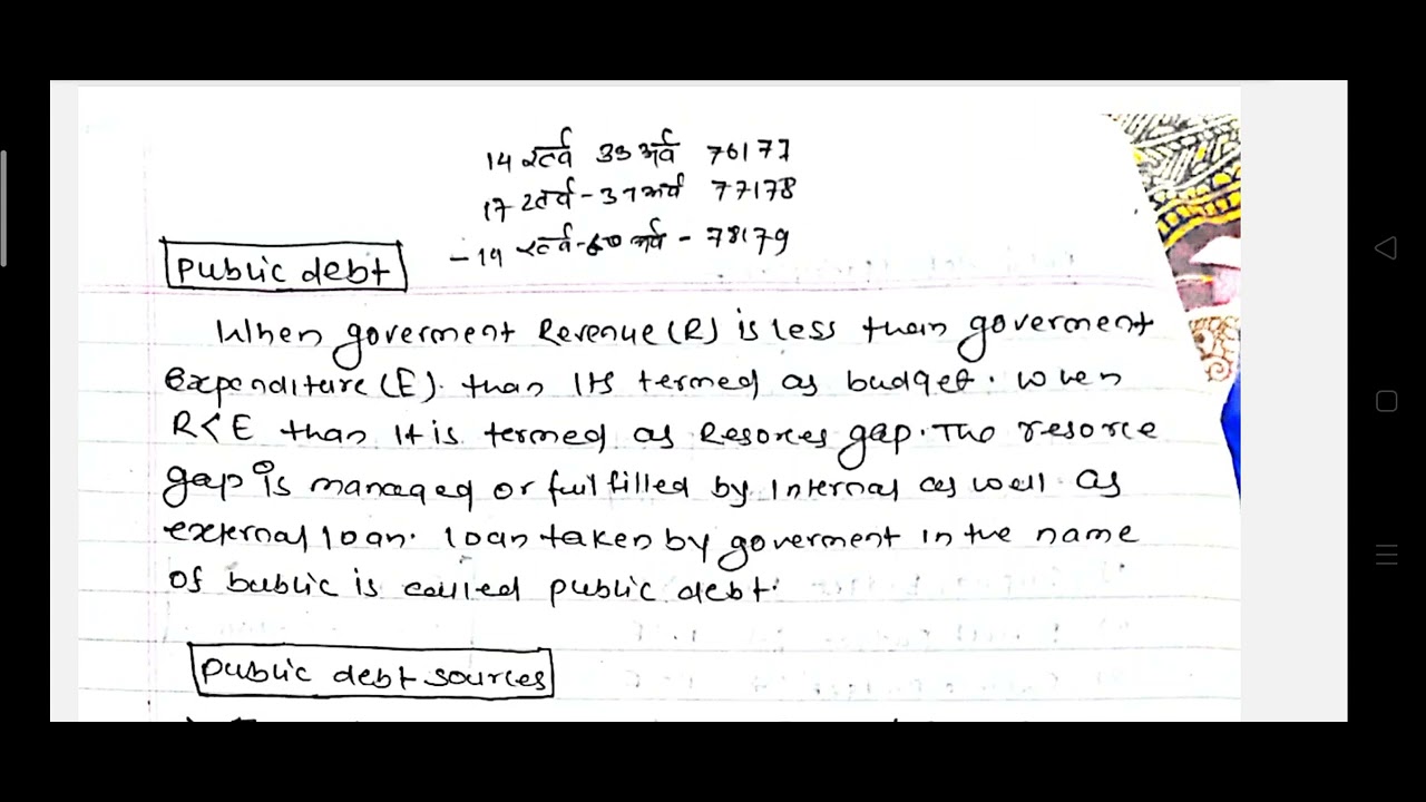 Public Debt Management/Internal instrument /Goverment instrument/Budget
