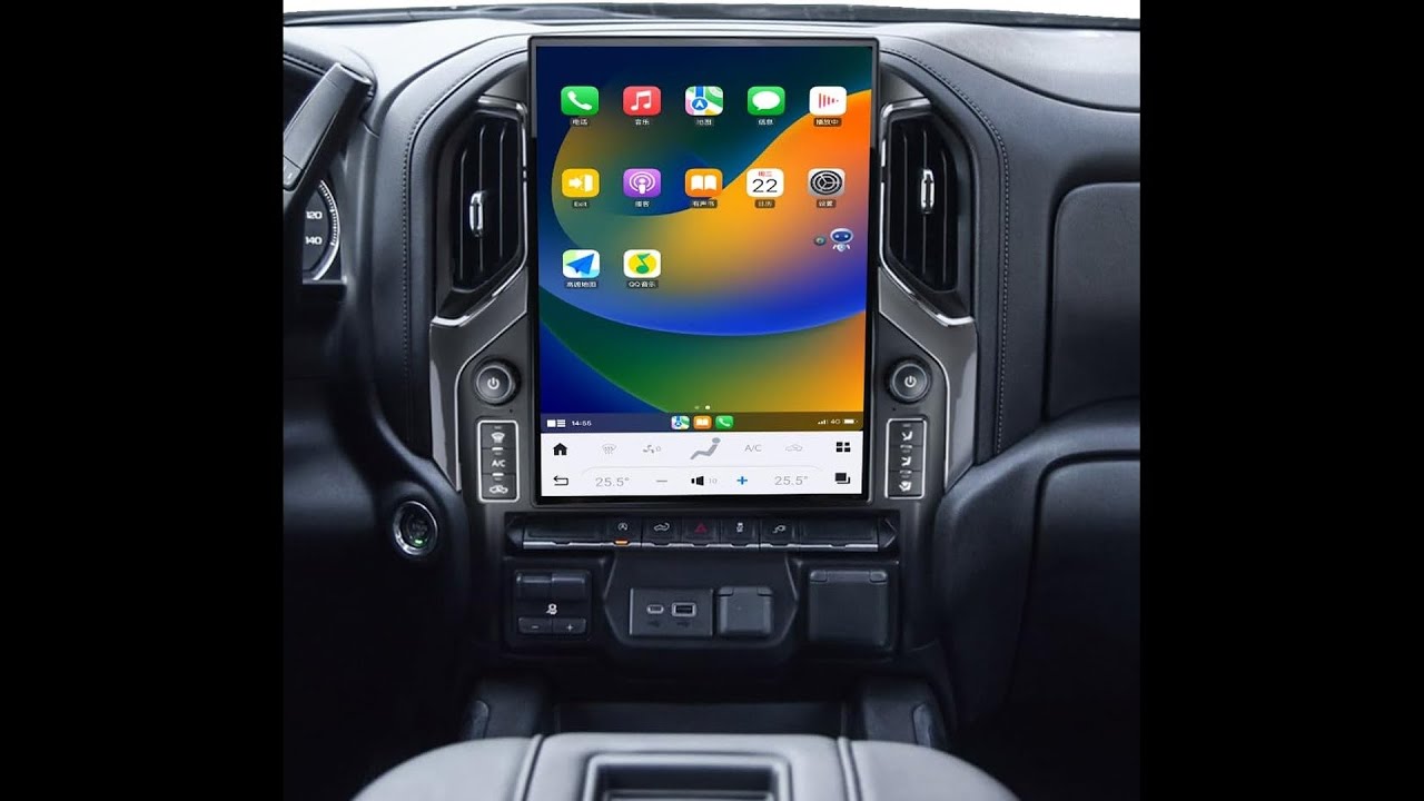 GMC SierraSilverado (19-23) Tesla Screen Radio Upgrade Full Install & Review