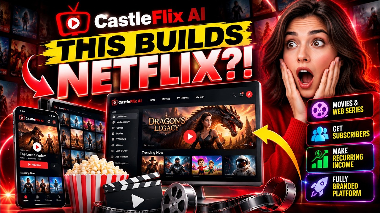 CastleFlix AI Review 2026: AI Streaming Platform + $1,000 Bonuses😍